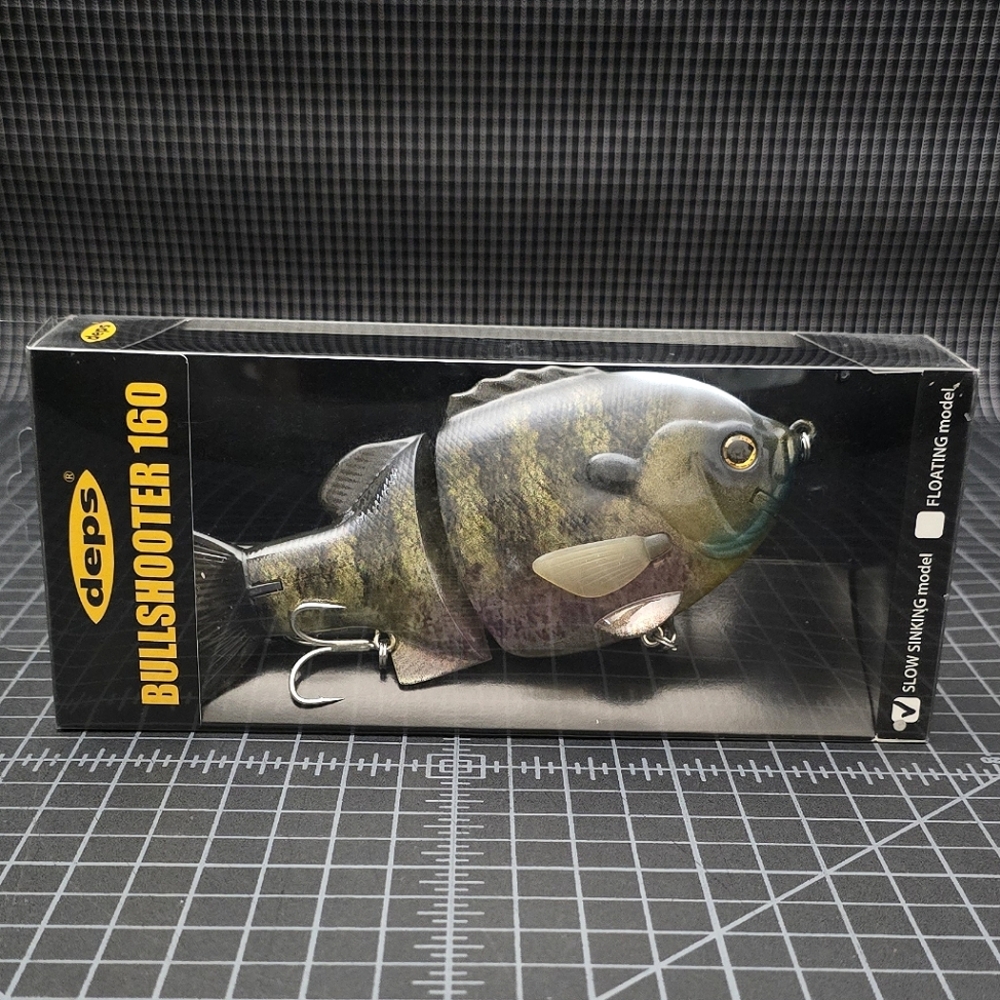 DEPS BULLSHOOTER 160 GLIDE BAIT - REAL BLUE GILL